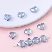20 Pieces Glass Heart Shape Beads sku image 4