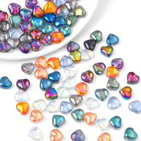 20 Pieces Glass Heart Shape Beads main image 4