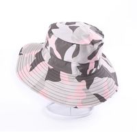 Unisex Classic Style Color Block Wide Eaves Bucket Hat sku image 1