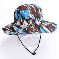 Unisex Classic Style Color Block Wide Eaves Bucket Hat sku image 5