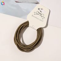 Women's Simple Style Solid Color Cloth Rubber Band sku image 2