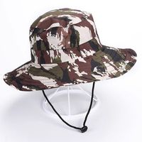 Unisex Classic Style Color Block Wide Eaves Bucket Hat main image 2