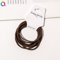 Women's Simple Style Solid Color Cloth Rubber Band sku image 17