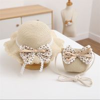 Girl's Sweet Bow Knot Straw Hat sku image 11