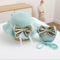 Girl's Sweet Bow Knot Straw Hat sku image 14