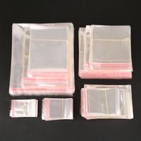 Simple Style Transparent Plastic Jewelry Packaging Bags main image 4