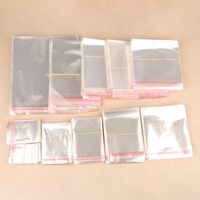 Simple Style Transparent Plastic Jewelry Packaging Bags main image 1