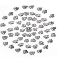 1 Set Sweet Simple Style Heart Shape Metal Plating Beads Jewelry Accessories main image 1