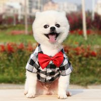 Casual Polyester Plaid Bow Knot Pet Toys main image 3