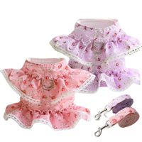 Cute Polyester Ditsy Floral Leash main image 2