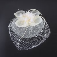 Frau Elegant Einfarbig Blume Große Traufen Fedora-Hut Fascinator Hut sku image 11