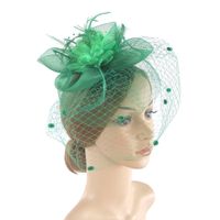 Frau Elegant Einfarbig Blume Große Traufen Fedora-Hut Fascinator Hut main image 3