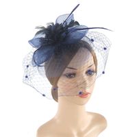 Frau Elegant Einfarbig Blume Große Traufen Fedora-Hut Fascinator Hut main image 2