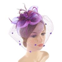 Frau Elegant Einfarbig Blume Große Traufen Fedora-Hut Fascinator Hut sku image 7