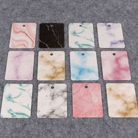Simple Style Marble Texture Paper/paper Jewelry Packaging Cardboard main image 3