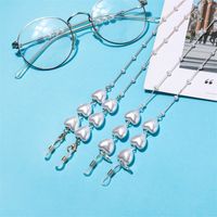 Elegant Geometric Imitation Pearl Copper Unisex Glasses Chain main image 1
