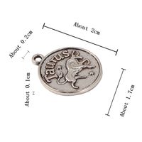 1 Piece Simple Style Letter Constellation Alloy Plating Pendant Jewelry Accessories sku image 5