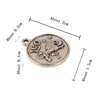 1 Piece Simple Style Letter Constellation Alloy Plating Pendant Jewelry Accessories sku image 6