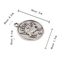 1 Piece Simple Style Letter Constellation Alloy Plating Pendant Jewelry Accessories sku image 10