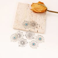 1 Piece Simple Style Dreamcatcher Alloy Inlay Pendant Jewelry Accessories main image 5