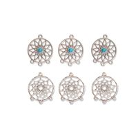 1 Piece Simple Style Dreamcatcher Alloy Inlay Pendant Jewelry Accessories main image 4