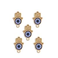 1 Piece Simple Style Devil's Eye Palm Alloy Pendant Jewelry Accessories main image 4