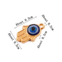 1 Piece Simple Style Devil's Eye Palm Alloy Pendant Jewelry Accessories sku image 1