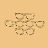1 Stück Legierung Brille Anhänger Einfacher Stil main image 1