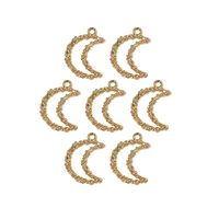 1 Piece Simple Style Moon Alloy Plating Pendant Jewelry Accessories main image 5