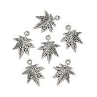 1 Piece Simple Style Maple Leaf Alloy Plating Pendant Jewelry Accessories main image 5