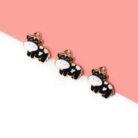 1 Piece Cute Cattle Alloy Enamel Plating Pendant Jewelry Accessories main image 4