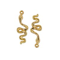 1 Piece Simple Style Snake Alloy Plating Pendant Jewelry Accessories main image 5
