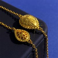 Commute Shiny Water Droplets Copper Inlay Zircon Sweater Chain main image 7