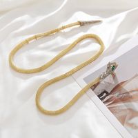 Elegant Luxurious Snake Alloy Inlay Rhinestones Glass Drill Women's Necklace main image 4