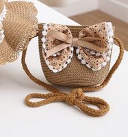 Girl's Sweet Bow Knot Straw Hat sku image 2