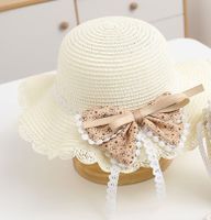 Girl's Sweet Bow Knot Straw Hat sku image 8