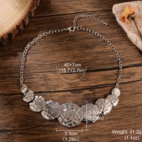Ig Style Exaggerated Geometric Alloy Copper Plating 18k Gold Plated Silver Plated Necklace main image 2