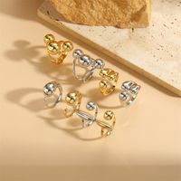 Vintage Style Simple Style Commute Water Droplets Solid Color Copper Plating 14k Gold Plated Open Rings main image 9