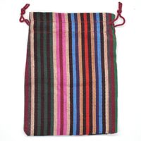 Ethnic Style Stripe Cotton Gift Bags sku image 14