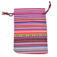 Ethnic Style Stripe Cotton Gift Bags sku image 13