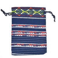 Ethnic Style Stripe Cotton Gift Bags sku image 2