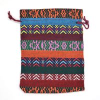 Ethnic Style Stripe Cotton Gift Bags sku image 16