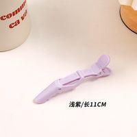 Simple Style Solid Color Plastic Spray Paint Hair Clip sku image 4