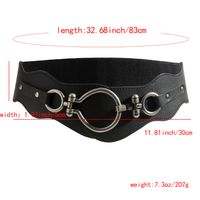 Simple Style Geometric Pu Leather Alloy Buckle Women's Leather Belts main image 2