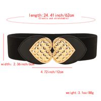 Classic Style Heart Shape Pu Leather Women's Leather Belts main image 2