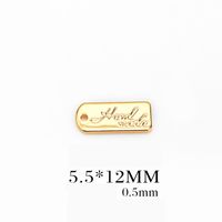 1 Pièce Style Simple Lettre Le Cuivre Placage Pendentif Bijoux Accessoires sku image 1