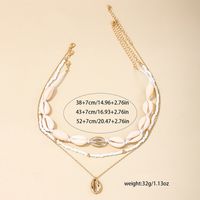 Vacation Beach Tropical Shell Alloy Women's Necklace main image 2