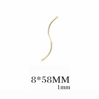 1 Piece Simple Style Solid Color Copper Plating Earring Accessories Jewelry Accessories sku image 2