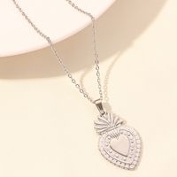 Simple Style Heart Shape Stainless Steel Plating 18k Gold Plated Pendant Necklace main image 9