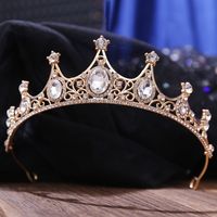 Retro Lady Bridal Crown Alloy Diamond Crown sku image 1